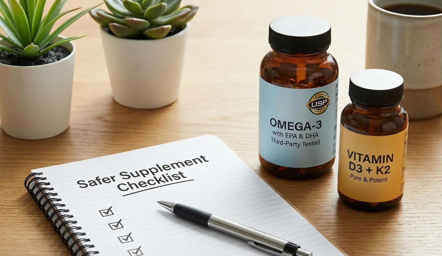 Illustration of supplement checklist